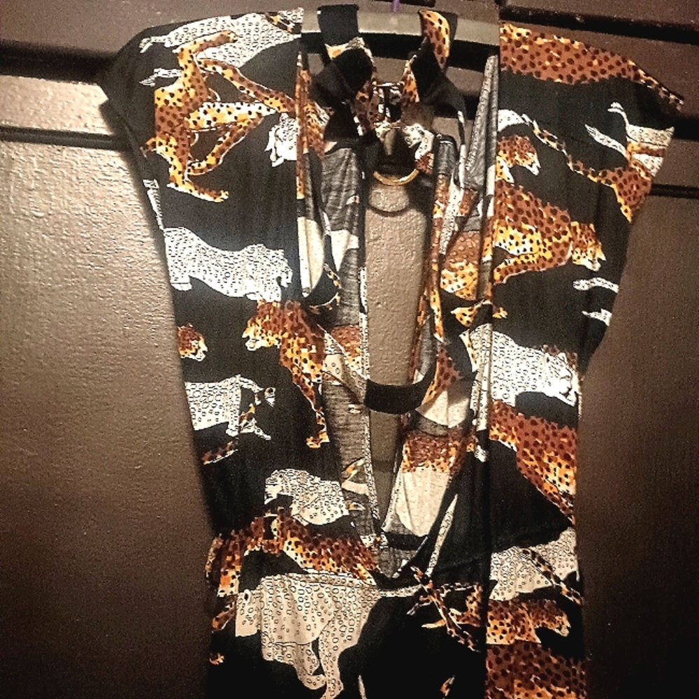 Agent Provocateur 💃 🐆kaftan 🦓🐅GRRRRRRRARR😻 high slit dress